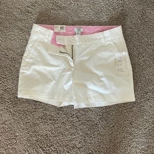 New white shorts